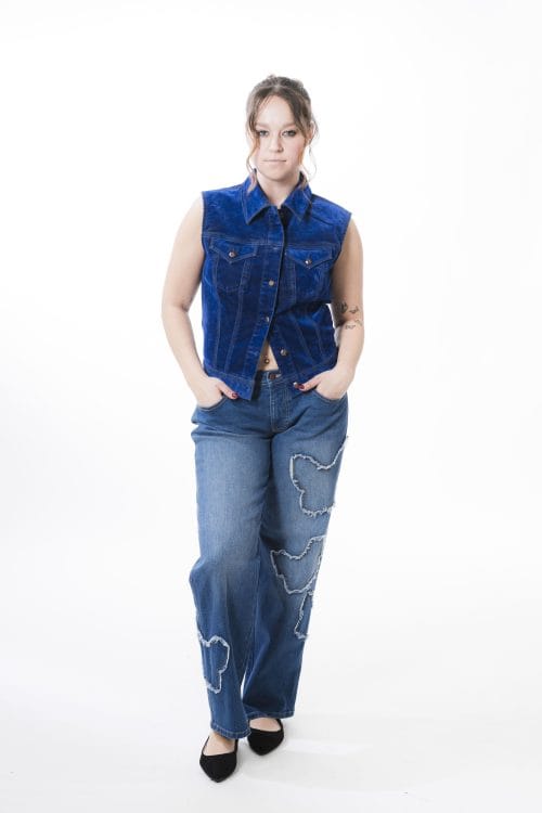 Straight – W Embroidery Applique