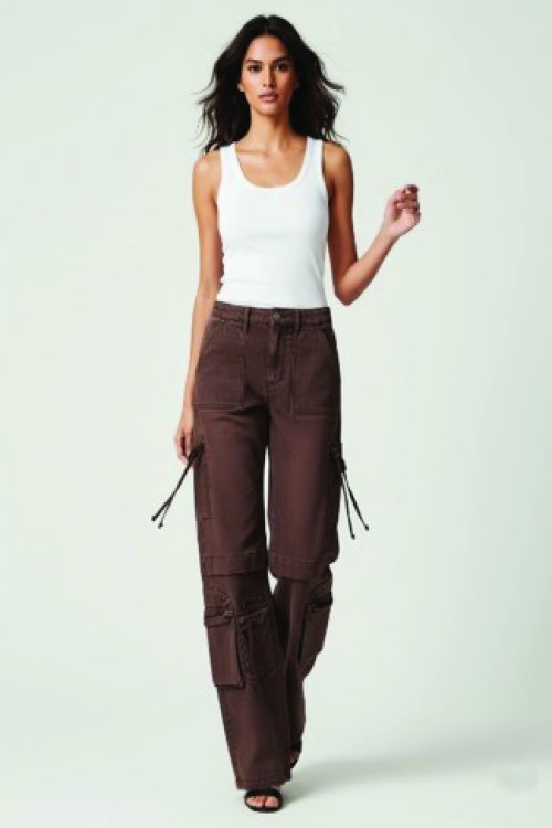 Multi Cargo Wide Leg (Recommend to place the order 1 size up)