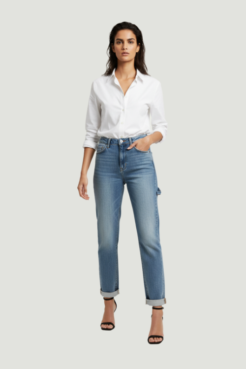 Straight - Roll Up Carpenter Straight (Recommend to order 1 size up)