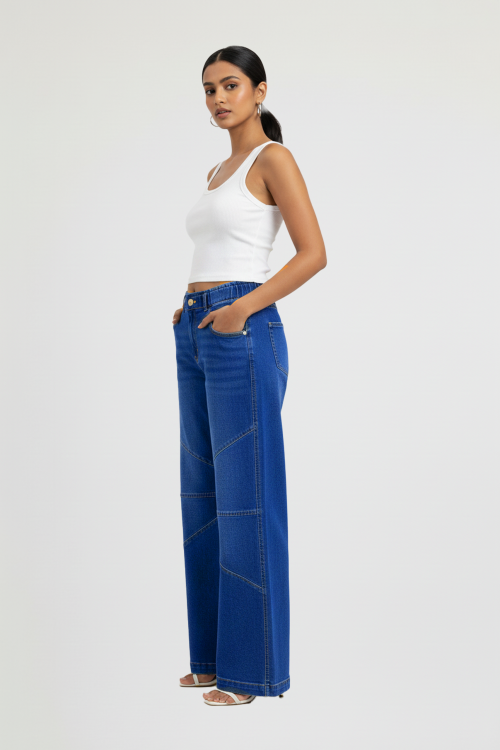 Wide Leg Paper Bag Pant