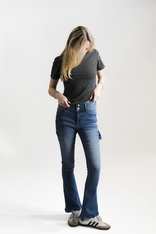 Double Button Flare W Carpenter-1